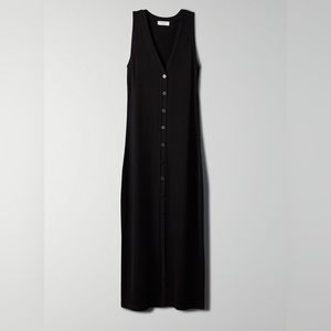 NWT Aritzia Babaton Black Jayce Midi Dress